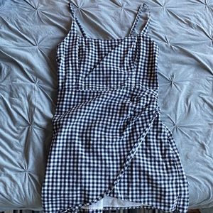 Abercrombie Gingham Wrap Dress